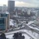 Sofia wakes up covered in snow