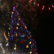The Christmas tree of Sofia shines