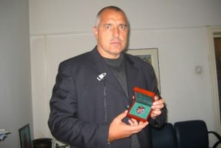 Boyko Borisov recieved a medal from the Russians