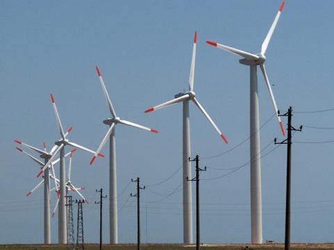 A new wind farm near Kavarna