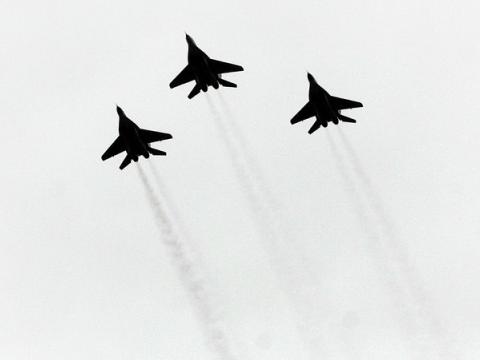 Jet fighters over Sofia for 4 days