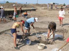 Excavations of an ancient Orthodox church near Varna