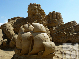 Record setting number of visitors at the sand figures in Burgas